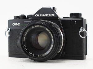 ★実用品★ オリンパス OLYMPUS OM-2 SPOT/PROGRAM ブラックボディ OM-SYSTEM ZUIKO AUTO-S 50mm F1.8 レンズセット #TA6672