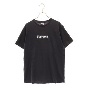 SUPREME シュプリーム 01SS Box Logo Tee Navy ボックスロゴ クルーネック半袖Tシャツ ネイビー