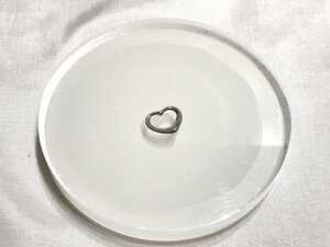 ■【YS-1】 美品 ■ ティファニー TIFFANY&Co. ■ オープンハート ネックレストップ ■ 925 銀製 スターリングシルバー 【同梱可能商品】D