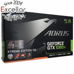 【中古】GIGABYTE製グラボ AORUS GV-N108TAORUS X-11GD PCIExp 11GB 元箱あり [管理:1050023543]