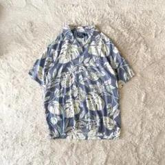 極美品 90s POLO RALPH LAUREN ADAMS アロハシャツ L