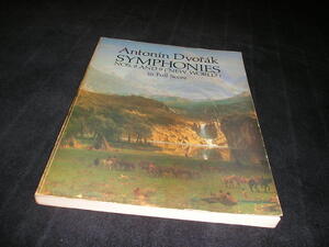 Antonin Dvorak　SYMPHONIES Nos. 8 and 9 (NEW WORLD) in Full Score　Dover　ドヴォルザーク　交響曲　フルスコア　楽譜　ドーヴァー