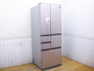 送料別途見積もり商品・シャープ・2021年製・冷蔵庫・6ドア・SJ-X504H-T・502L・中古品・147959