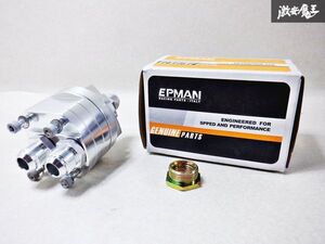 新品！！未使用 EPMAN アダプター プラットサンドイッチ OIL オイルブロック フィルター シルバー 本体のみ EP-OL03AN10 棚B4G