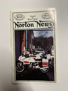 Norton News 1986-87年　冬号　No.61　当時物　希少　ノートン・ニュース　冊子