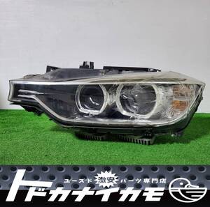 ★送料無料★ 【ジャンク品】BMW 純正 3シリーズ F30 ヘッド ライト ランプ レンズ HID 721.41.000.01 320i F30 F31 左 左側 助手席 a-2