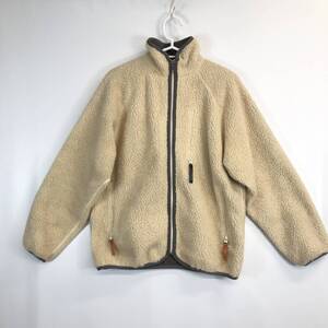 90s 98年 Patagonia パタゴニア レトロカーディガン フリースジャケット Sサイズ ナチュラル 23022