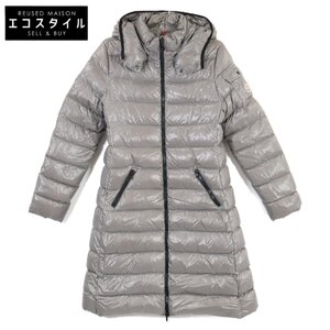 MONCLER モンクレール MOKA モカ フーデッドダウン コート 14/164cm グレー レディース キッズ ジュニア