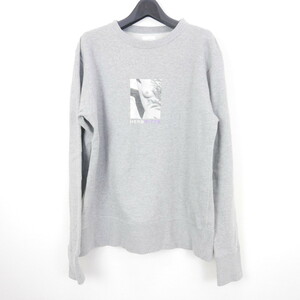 16AW uniform experiment ユニフォームエクスペリメント HERB RITTS CREW NECK SWEAT TOP ハーブリッツ メンズ プリント スウェット GRAY 2