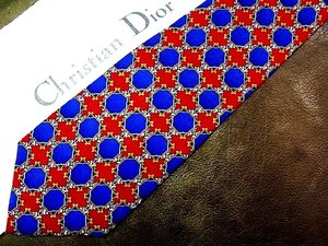 ★良品★3R05722【Dior】ディオール「装飾 柄」ネクタイ