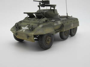 製作完成品■タミヤ　1/３５　アメリカ　軽装甲車　M8グレイハウンド