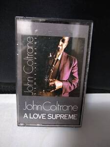 T5271　カセットテープ　John Coltrane　A Love Supreme　ジョン コルトレーン　至上の愛　Jazz Masterworks CJZMC 1 Italy