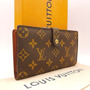 ★外観極美品★【A1220】LOUIS VUITTON ルイヴィトン モノグラム コンチネンタルクラッチ 二つ折り長財布 がま口財布 T61217/SD0998