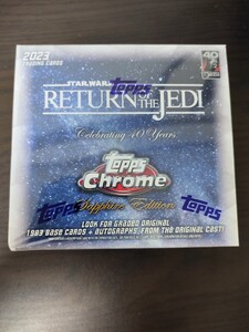 Topps Star Wars Chrome Sapphire 2023 Return of the Jedi 新品 未開封 Box シュリンク付き RC Rookie Auto Autograph Relic Patch