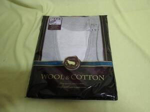 ㈱アズ　WOOL＆COTTON　ベスト　日本製　綿100％　ウール綿肌着