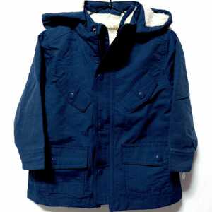 特価/未使用【サイズ=90cm】5WAY/子供/マウンテンパーカ/ボアフリースベスト付き/重さ13kg/navy