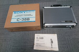 ソニー　SONY C-38B コンデンサーマイク、難あり現状で