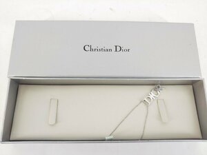 Dior クリスチャンディオール シルバー　DIOR　ロゴ　型抜き　ネックレス　ヴィンテージ　オールド品