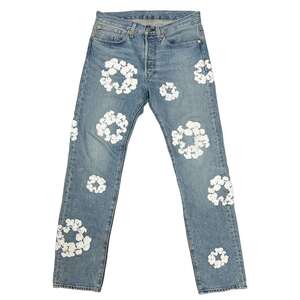 DENIMTEARS デニムティアーズ　x LEVIS 501DT (Embroidery) インディゴ サイズ:W31xL32