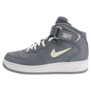 NIKE ナイキ AIR FORCE 1 MID QS NYC COOL GREY エアフォース1 ニューヨーク ミッドカットスニーカー グレー US9/27cm DH5622-001