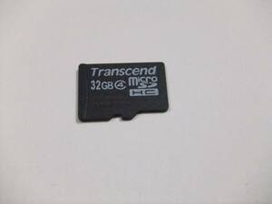 micro SDHCカード 32GB フォーマット済み 1枚 Transcend 