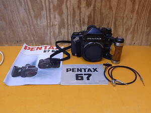 □Cc/279☆ペンタックス PENTAX☆フィルム一眼カメラ☆67☆動作不明☆ジャンク