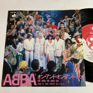 アバ / オン・アンド・オン・アンド・オン / ザ・パイパー / 7inch レコード / EP / DSP-208 / ABBA / ON AND ON AND ON / THE PIPER