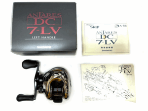 ★美品★ シマノ 07アンタレスDC7-LV 左ハンドル SHIMANO 07 ANTARES DC7LV LEFT ベイトリール JAPAN 日本製 DC7 LV ブラックバス DC MD 06