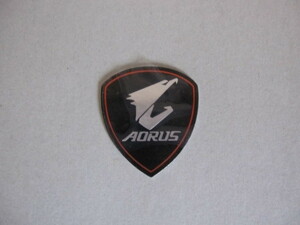 ギガバイト AORUS エンブレムシールステッカー未使用品①