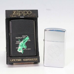 SAIPAN サイパン ZIPPO ジッポー ライター2点セット 1996年製◆104f05