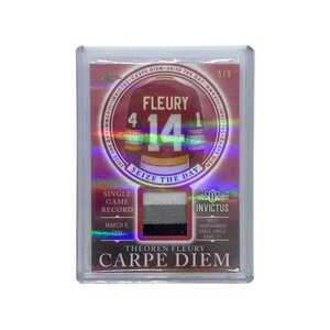 LEAF NHLカード INVICTUS CARPE DIEM THEOREN FLEURY 5/9 #CD-21 中古 1