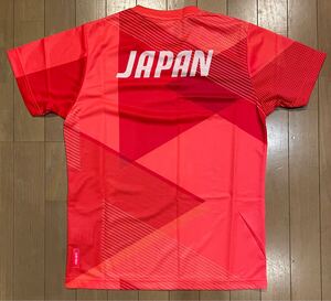 XL アシックス 東京 2020 オリンピック 日本代表 半袖 速乾 Tシャツ asics トップ アジア ビンテージ スタイル