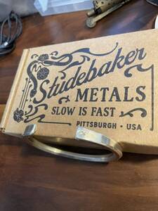 Studebaker Metals OTTO CUFF（BRUSHED）シルバー925 バングル 鍛造 サイズL 米国製 ステュードベイカーメタルズ Sterling Silver 市松