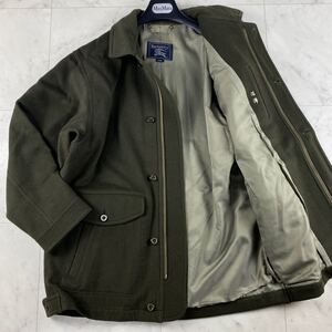 希少Lサイズ◎BURBERRYS バーバリーズ スイングトップ ジャケット ブルゾン カーキ ウール メンズ 紳士服 ヴィンテージ ビンテージ