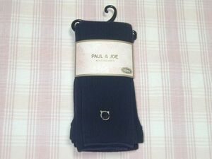 PAUL&JOEポール&ジョー*紺のワンポイント柄レギンス/10分丈/M-L/新品/送料込