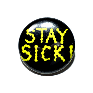 缶バッジ 25mm CRAMPS STAY SICK! クランプス Power Pop Glam Garage Punk パワーポップ グラムロック ガレージパンク