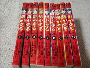 集英社/あおきてつお　　緋が走る・9冊+美咲の器・3冊　　計12冊