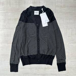 20ss 2020 新品 TAKAHIRO MIYASHITA The Soloist ミヤシタ タカヒロ ソロイスト border stripes cardigan ボーダー ニット カーディガン 46