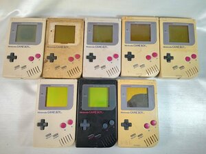 ジャンク 動作未確認 通電のみ確認 任天堂 初代 ゲームボーイ GAMEBOY GB 本体のみ 8台 セット　　A3