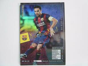 WCCF 2014-2015 SOC シャビ　Xavi Hernandez Creus 1980 Spain　FC Barcelona 14-15 STARS OF THE CLUB