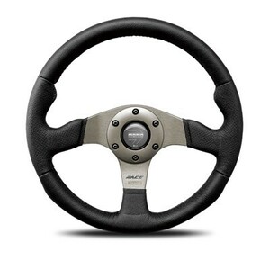 正規品 MOMO モモ ステアリング RACE レース ダークグレースポーク 32パイ R-12