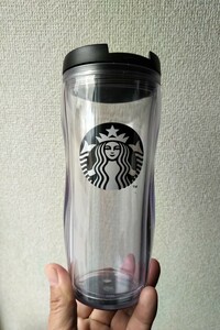 スターバックス STARBUCKS スケルトン タンブラー 美品 コーヒー マグカップ