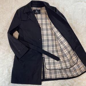 【内側美品/希少L】バーバリーブラックレーベル キルティングライナー トレンチコート BURBERRY BLACK LABEL ジャケット ブルゾン アウター