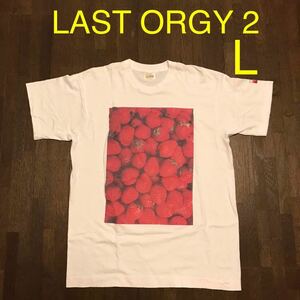 希少 L last orgy 2 90s イチゴ tシャツ 苺 ストロベリー ジョニオ nigo ニゴ ラストオージー archive 藤原ヒロシ