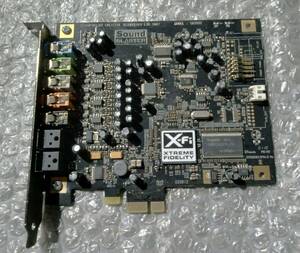 【中古パーツ】Creative Sound Blaster X-fi SB0880 サウンドカード ■K1112-1