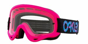 Oakley オークリー ゴーグル モトクロス用 O Frame MX ピンクスプラッター OO7029-73 耐衝撃レンズ