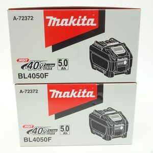 104【未使用】makita マキタ BL4050F 40Vmax 5.0Ah リチウムイオンバッテリー 2個セット