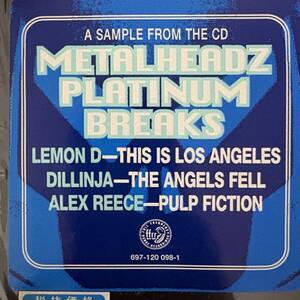 Metalheadz Presents Platinum Breakz / Alex Reece Dillinja FFRR 697 120 098-1 ドラムンベース,Drum&Bass,Drum