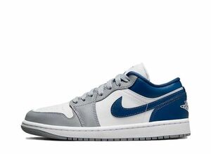 Nike WMNS Air Jordan 1 Low "Grey and Blue" 25cm DC0774-042