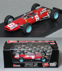 フェラーリ158（No.6/ニノ・ヴァカレラ）1965 イタリアGP　*ブルム製　*1/43 スケール　*品番R296　　*02